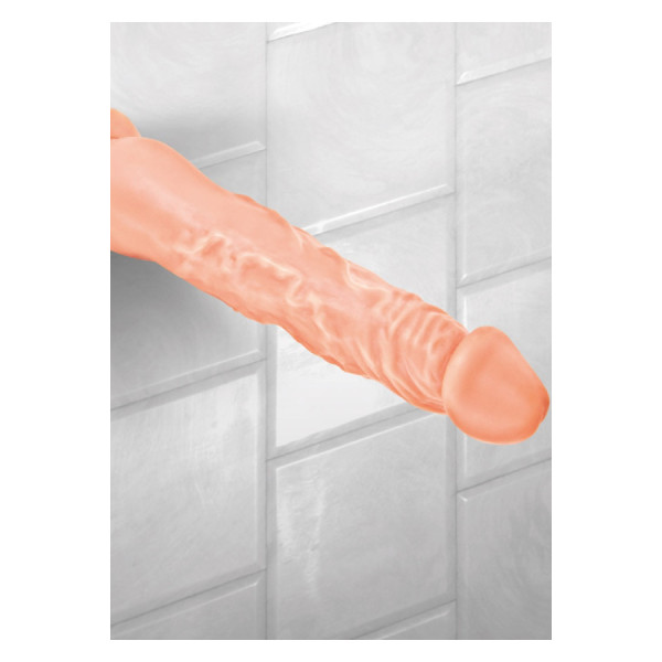 Gode plug réaliste grande taille avec ventouse 21cm 